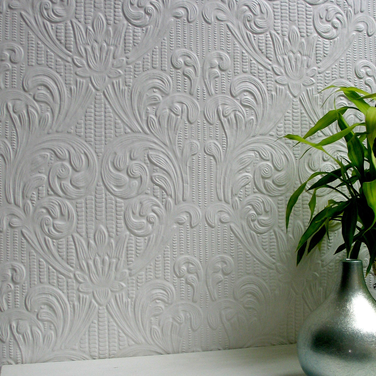 Brewster RD0630 Charles Paintable Supaglypta Wallpaper