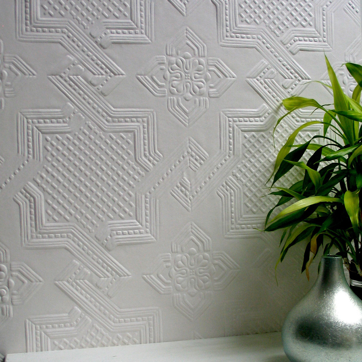 Brewster RD0655 Seymour Paintable Supaglypta Wallpaper