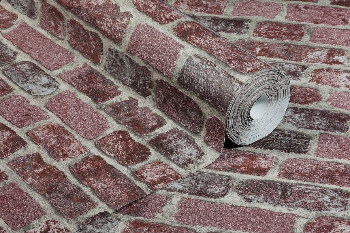 Brewster RD408 Baker Street Red Brick Wallpaper