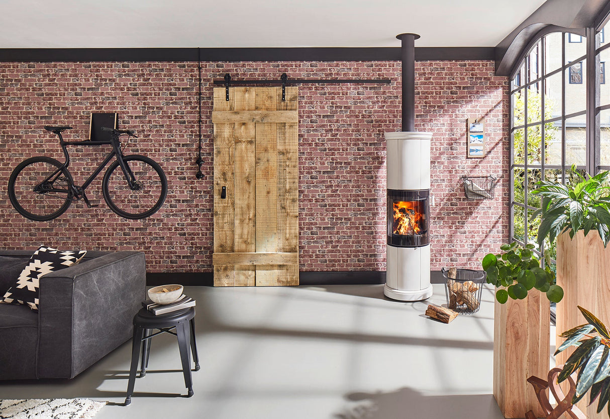 Brewster RD408 Baker Street Red Brick Wallpaper