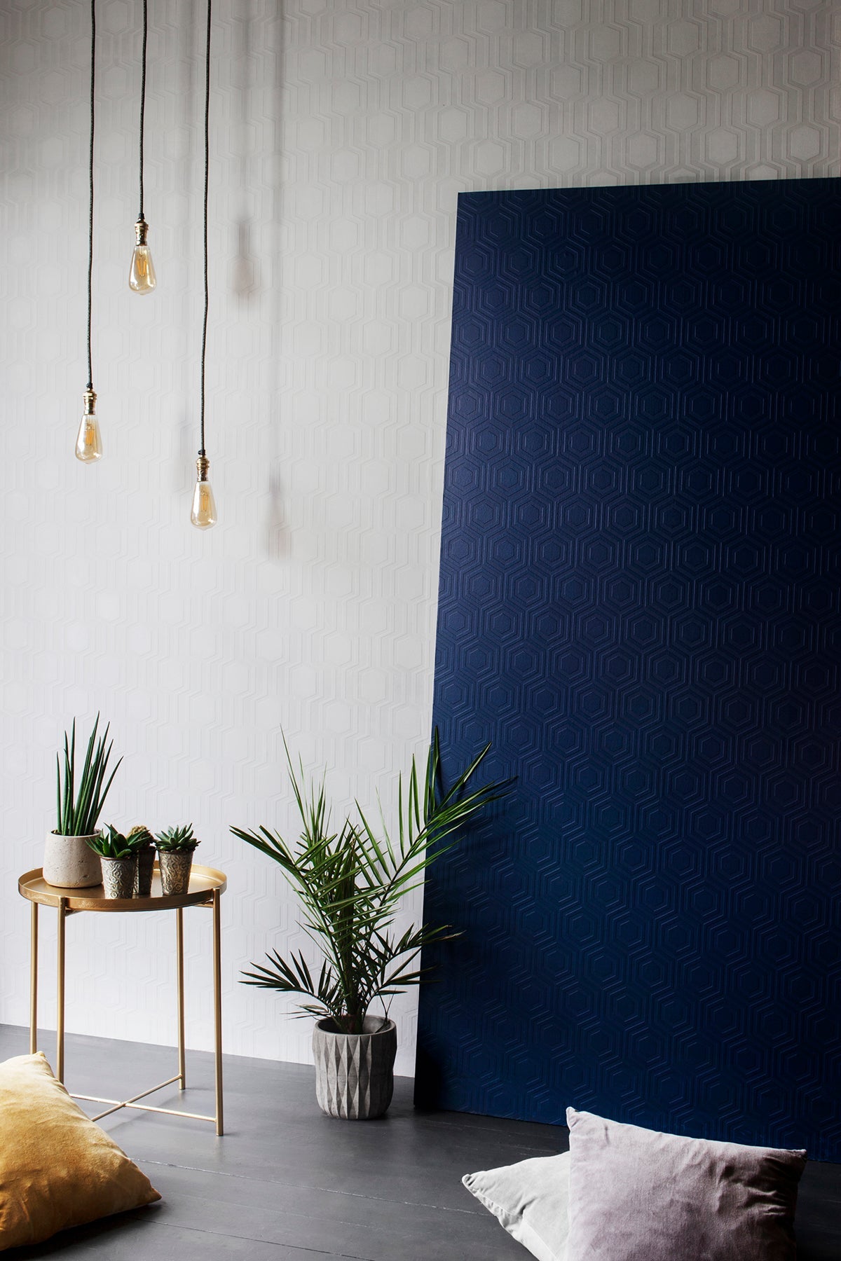 Brewster RD5671 Hive Paintable Geometric Wallpaper