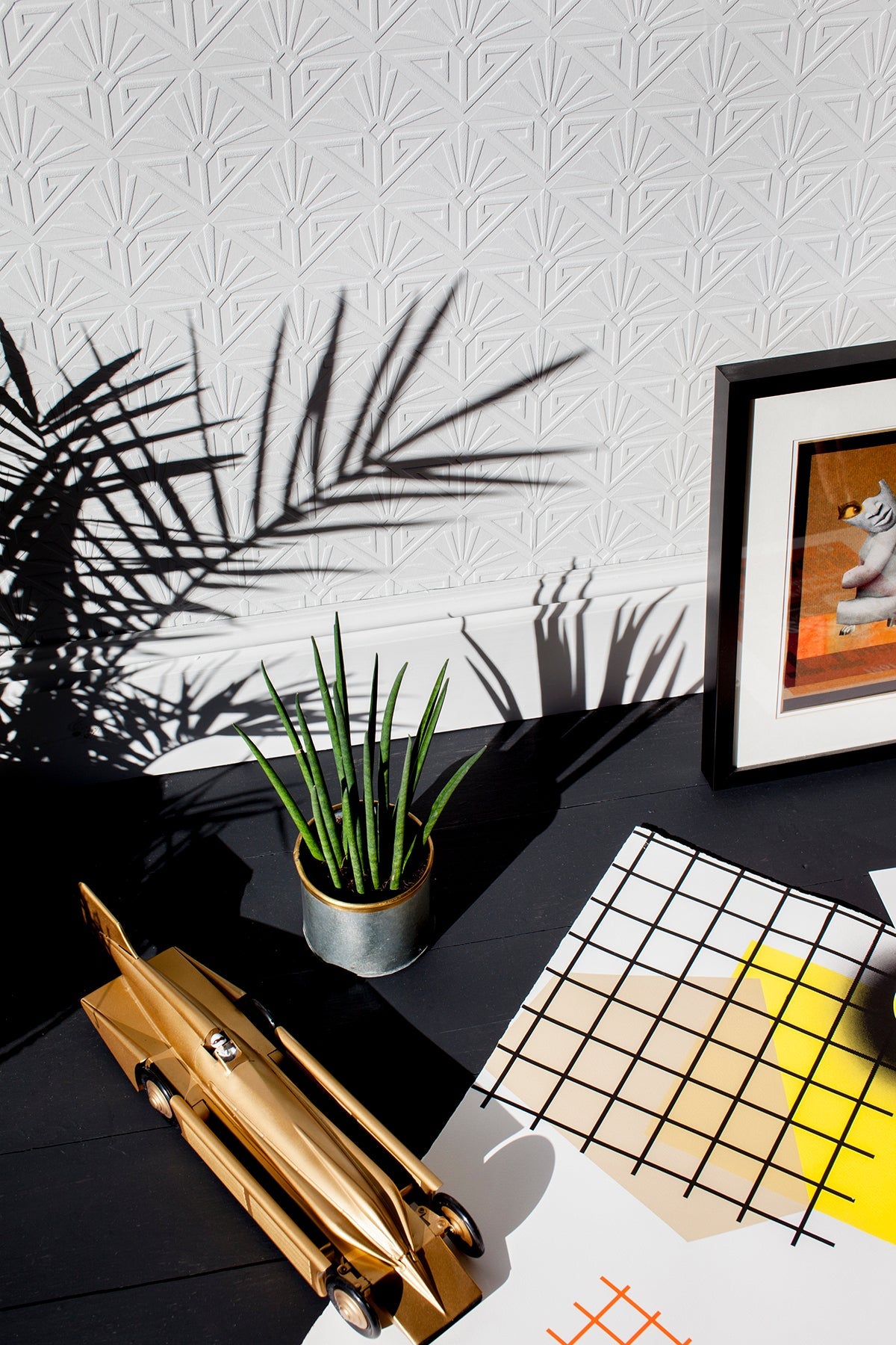 Brewster RD576 Deco Paradiso Paintable Luxury Vinyl Wallpaper