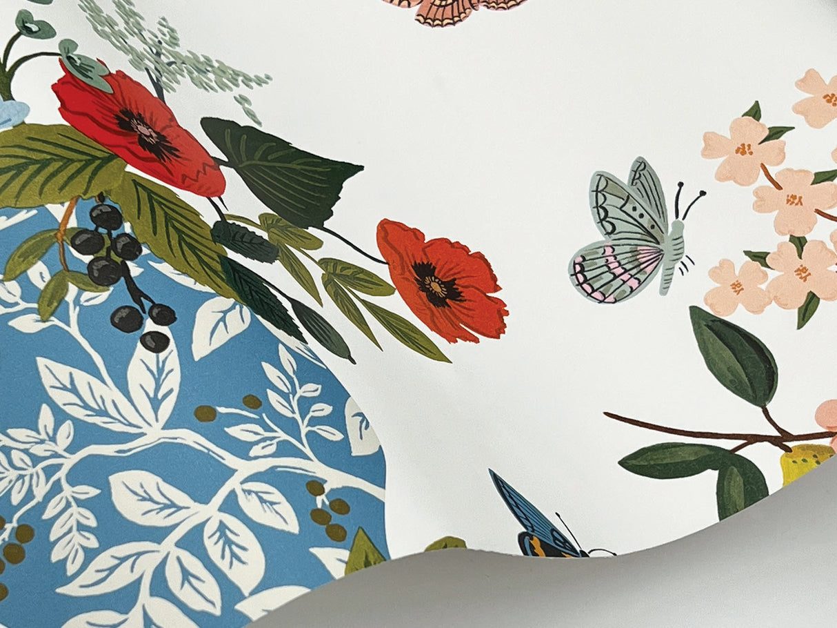 Rifle Paper Co. RF7402 Flower Studies Bright Wallpaper