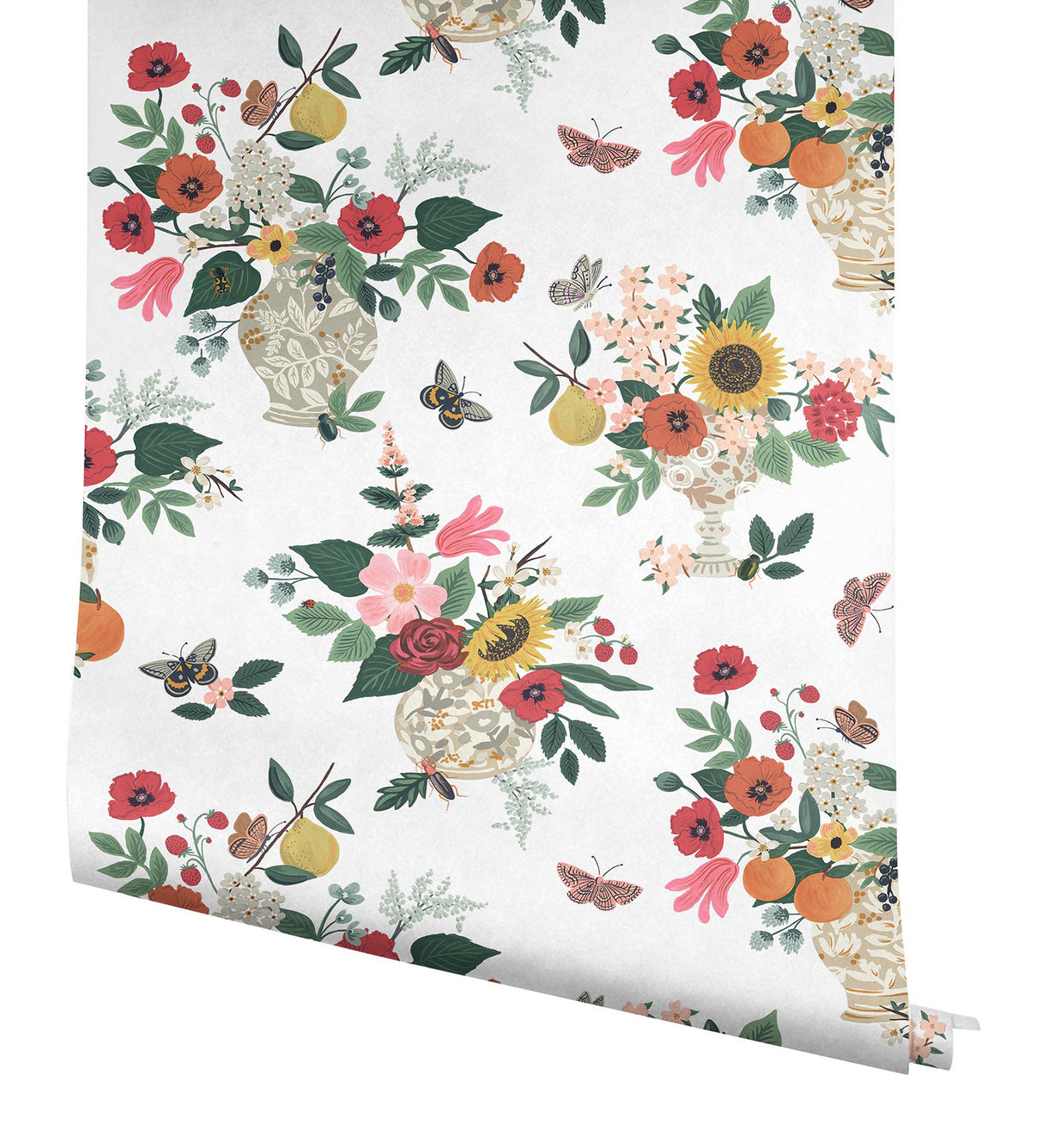Rifle Paper Co. RF7404 Flower Studies Rose Wallpaper