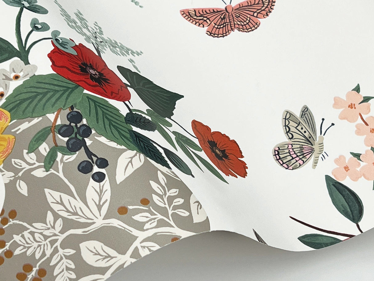 Rifle Paper Co. RF7404 Flower Studies Rose Wallpaper