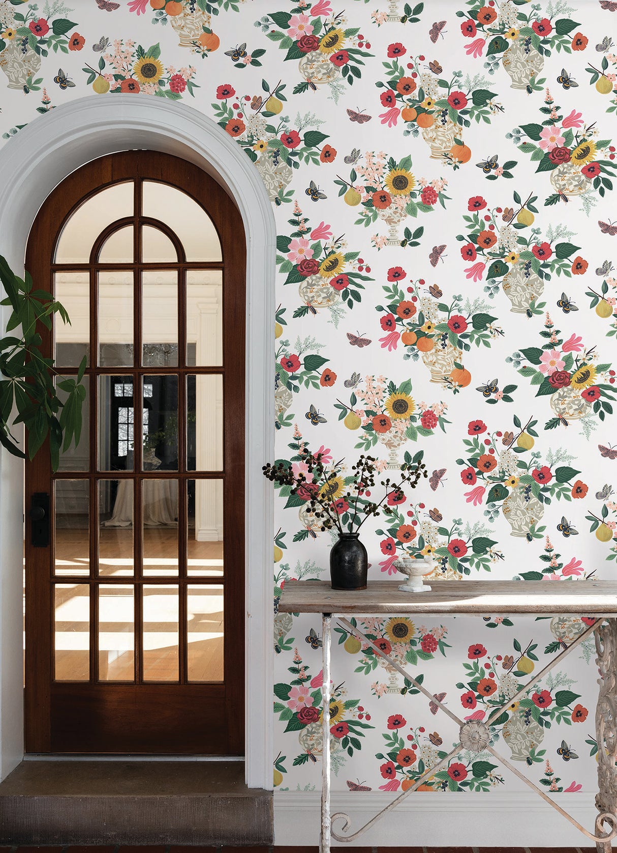 Rifle Paper Co. RF7404 Flower Studies Rose Wallpaper