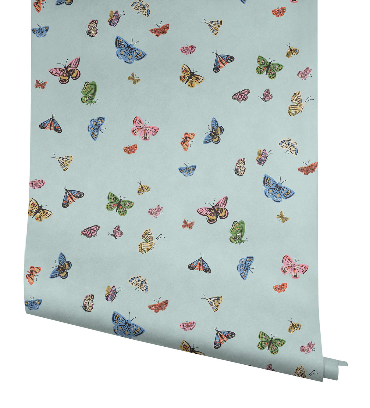 Rifle Paper Co. RF7414 Butterfly House Light Blue Wallpaper