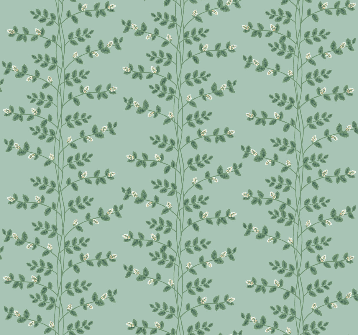 Rifle Paper Co. RF7421 Climbing Vine Soft Teal Wallpaper