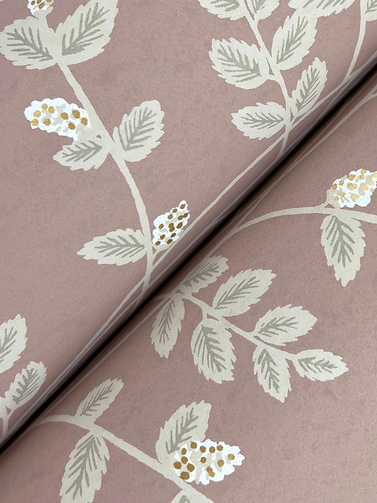 Rifle Paper Co. RF7426 Climbing Vine Rose Wallpaper