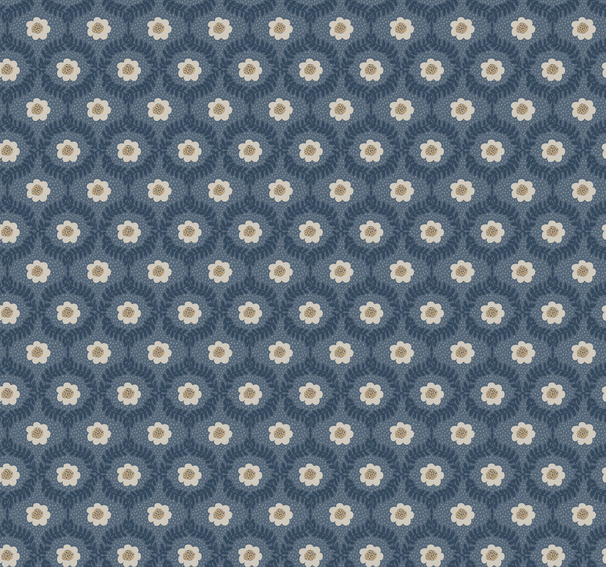 Rifle Paper Co. RF7441 Emma Navy Wallpaper