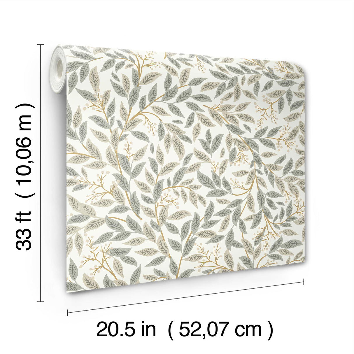 Rifle Paper Co. RF7463 Willowberry Linen Wallpaper