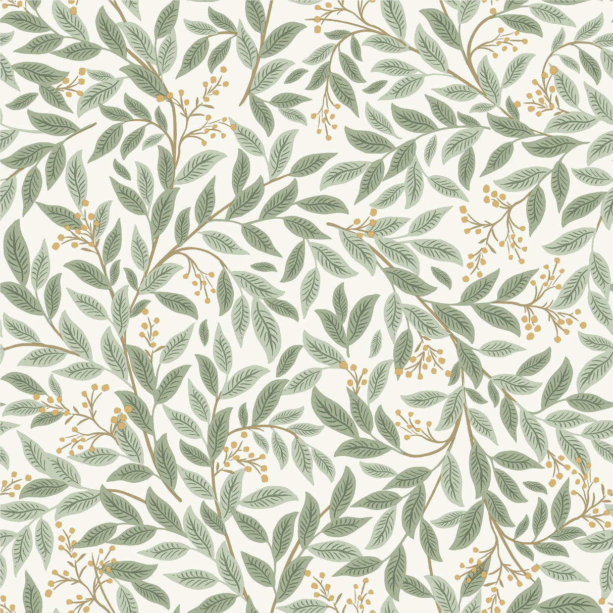 Rifle Paper Co. RF7465 Willowberry Sage Wallpaper