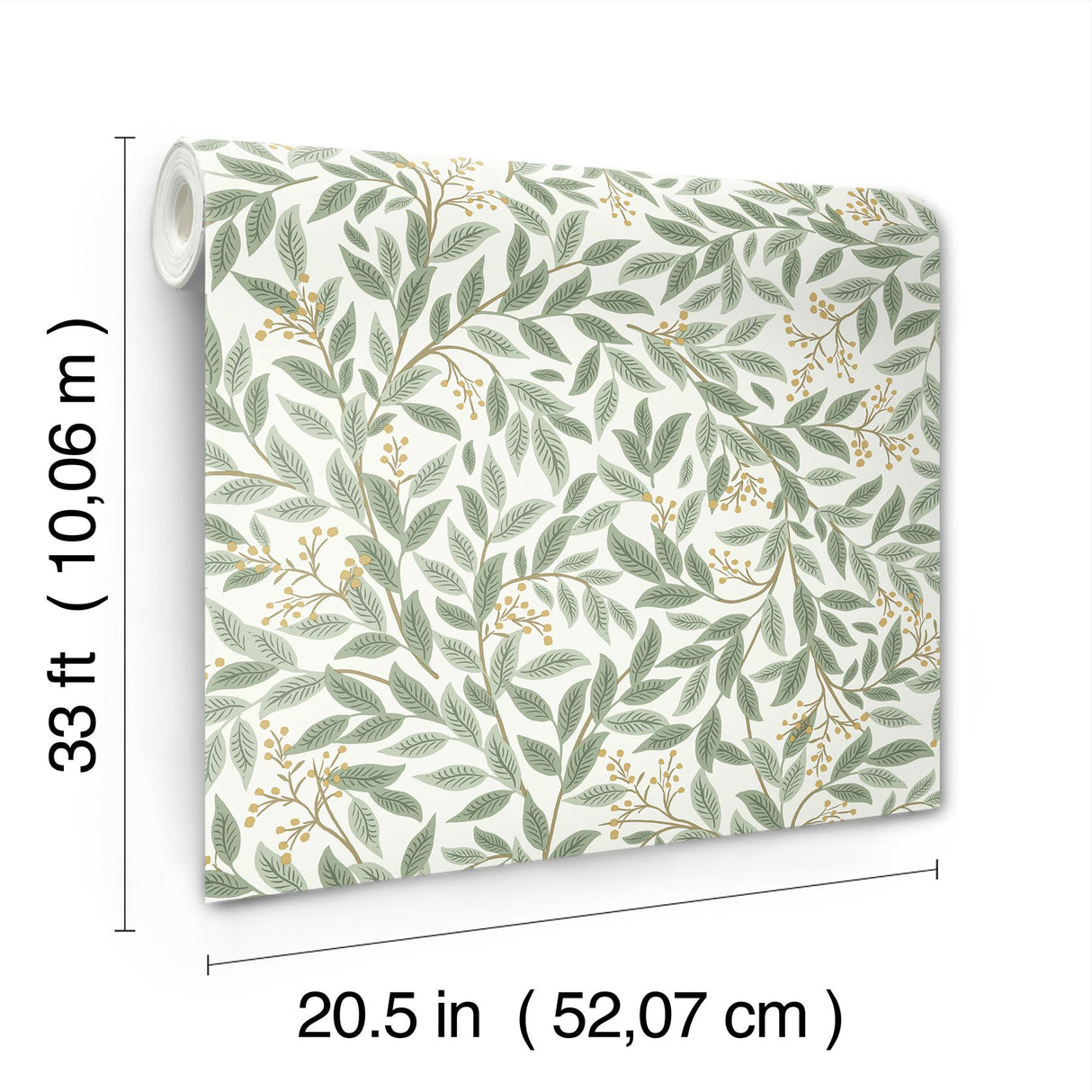 Rifle Paper Co. RF7465 Willowberry Sage Wallpaper