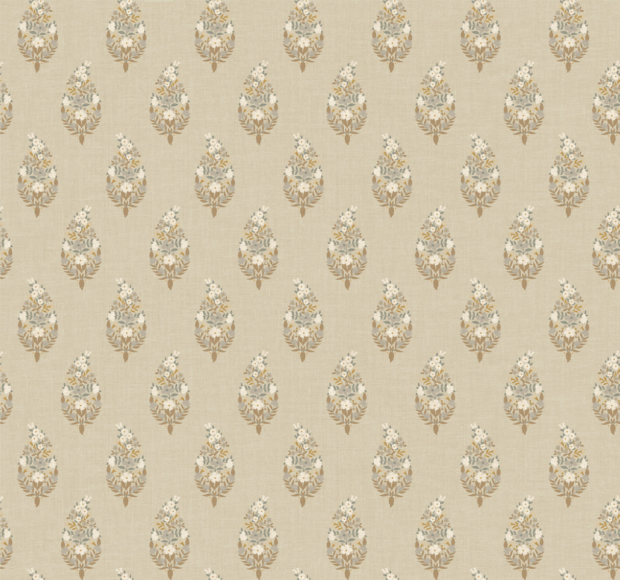 Rifle Paper Co. RF7474 Paisley Linen Wallpaper