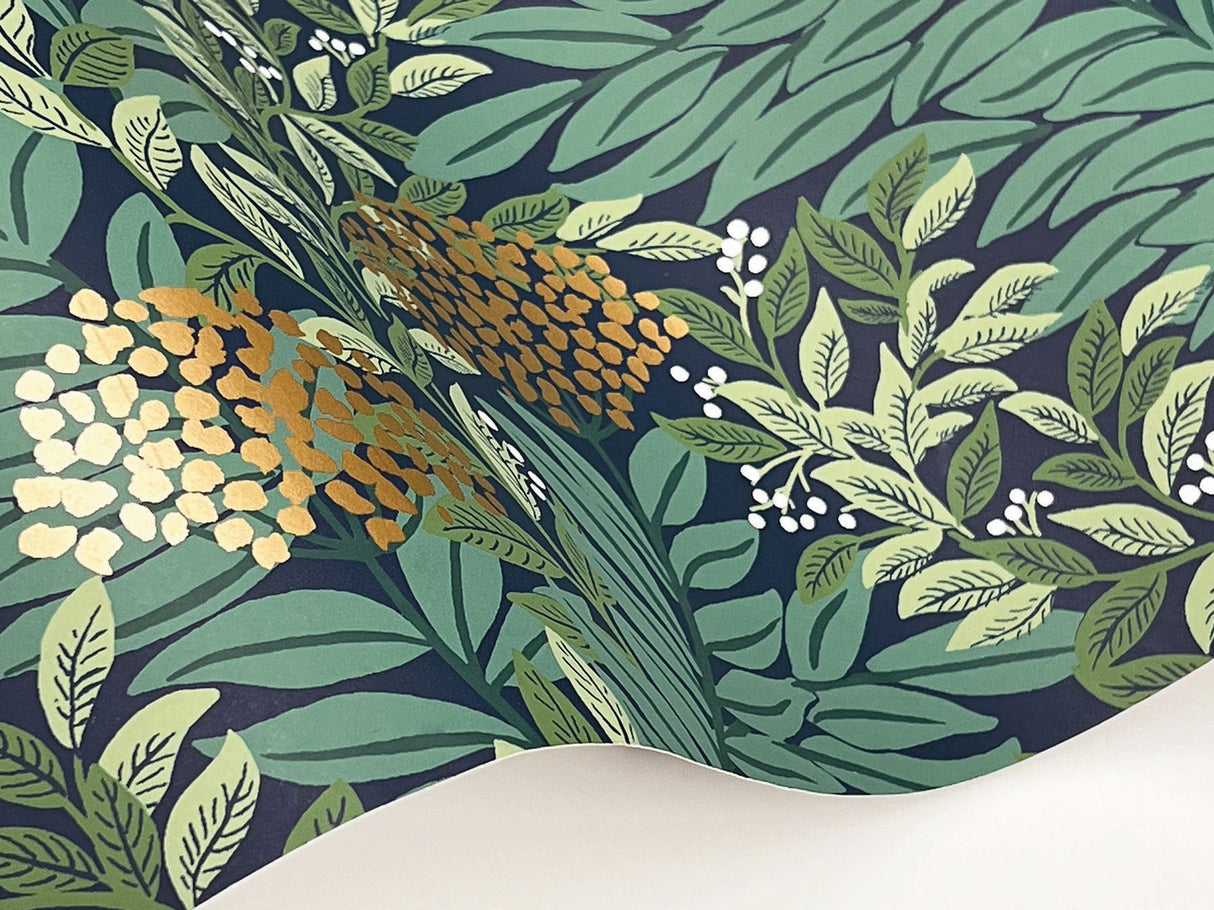 Rifle Paper Co. RF7505 Highgrove Navy Wallpaper