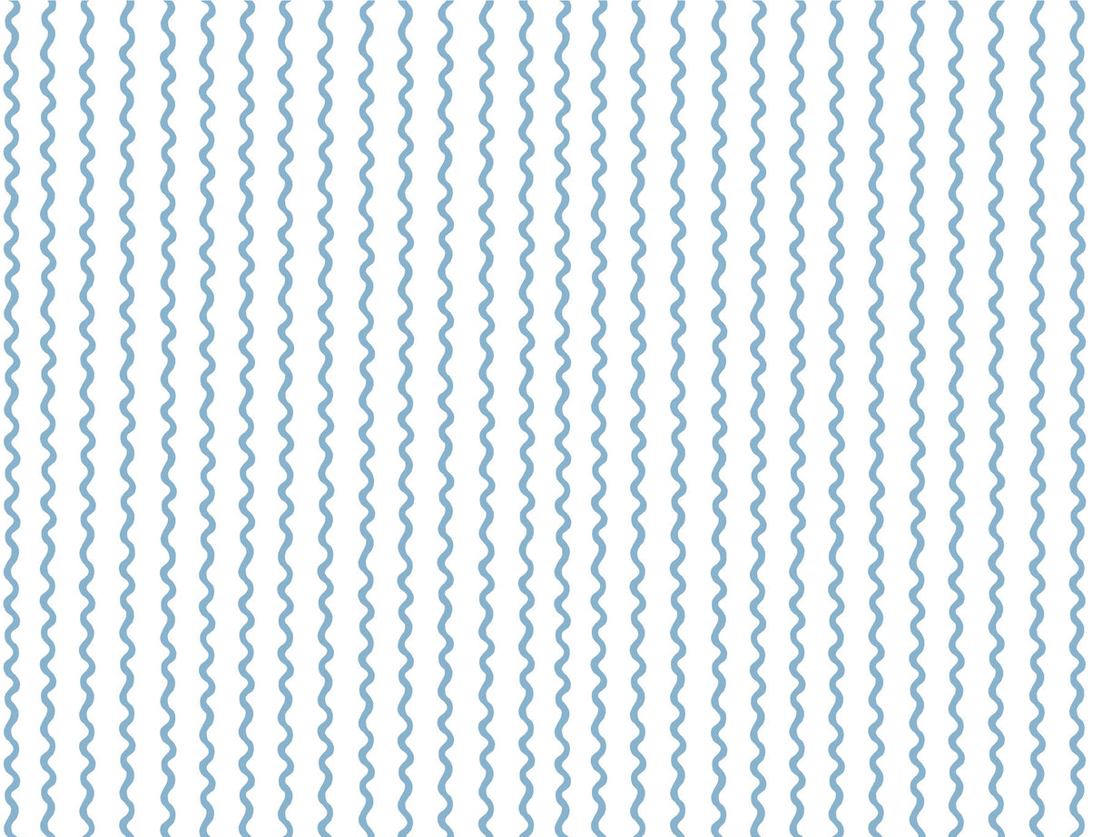 Rifle Paper Co. RF7555 Rickrack Blue Wallpaper