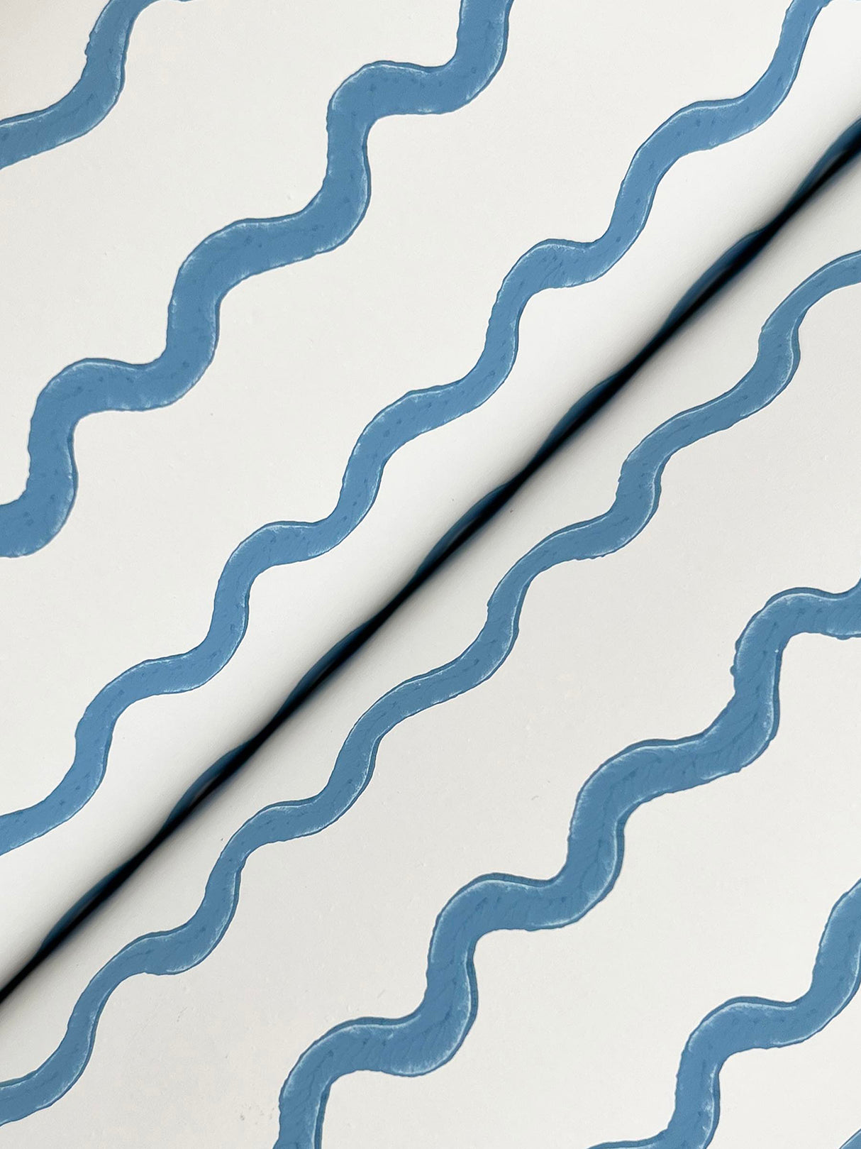 Rifle Paper Co. RF7555 Rickrack Blue Wallpaper