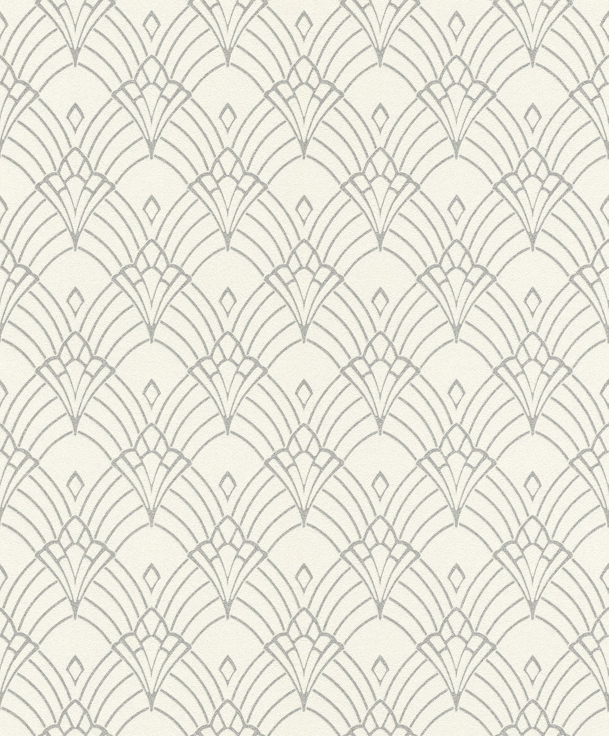 Rasch RH433937 Rooney White Fan Wallpaper