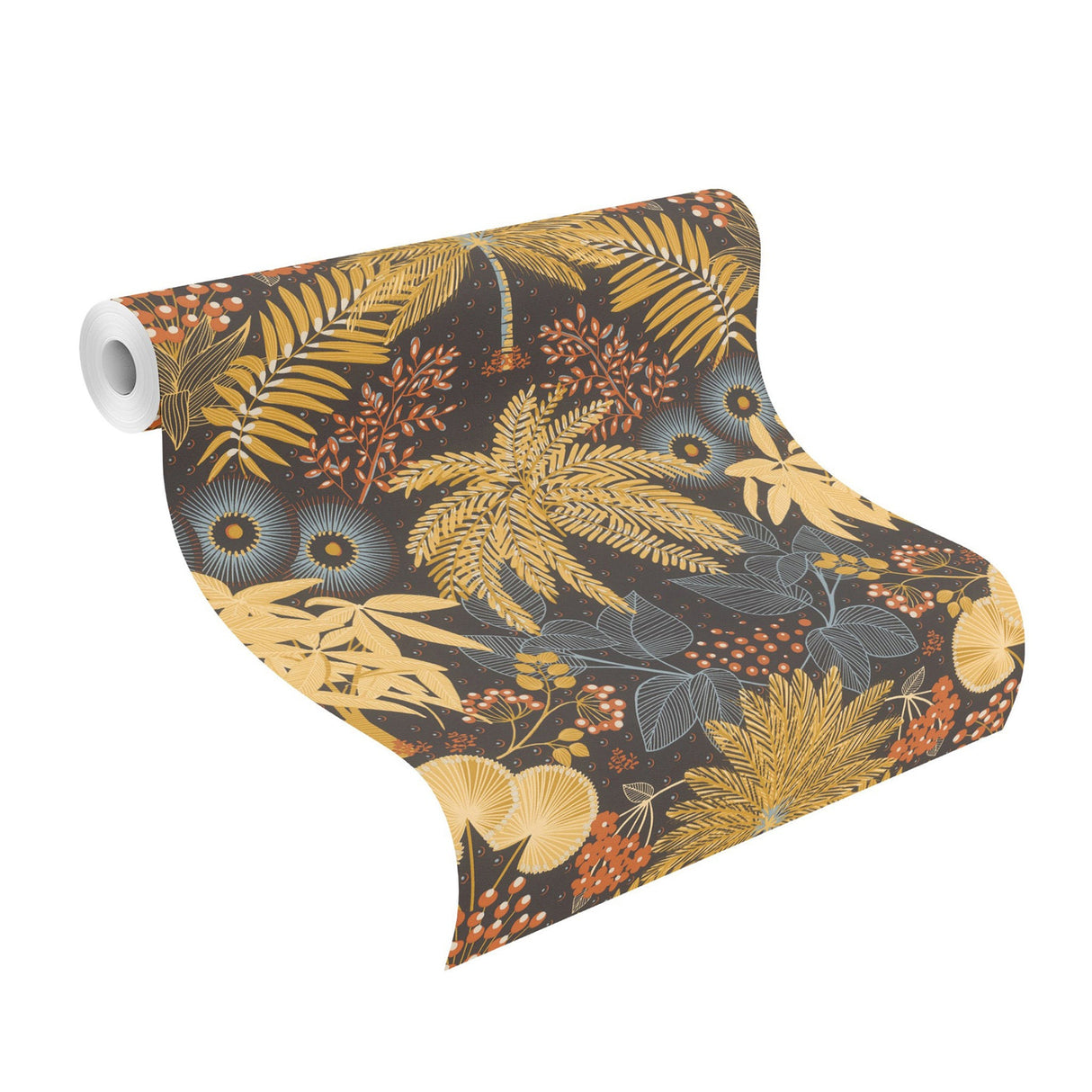 Rasch RH465730 Leonor Mustard Bohemian Jungle Wallpaper