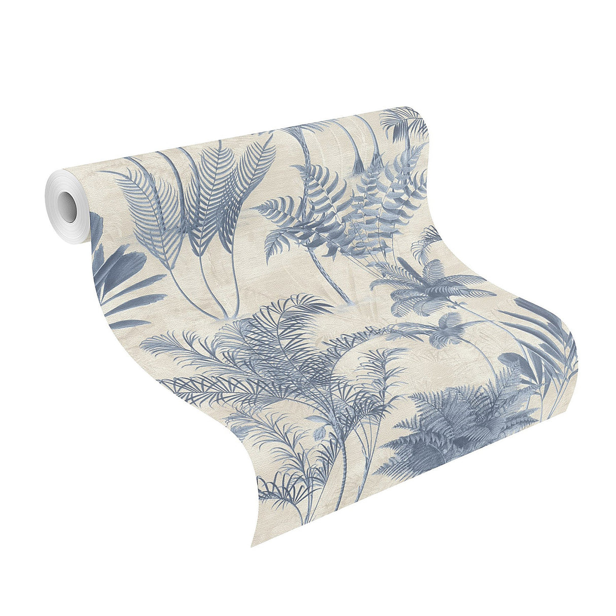 Rasch RH555127 Kinabalu Blue Rainforest Wallpaper