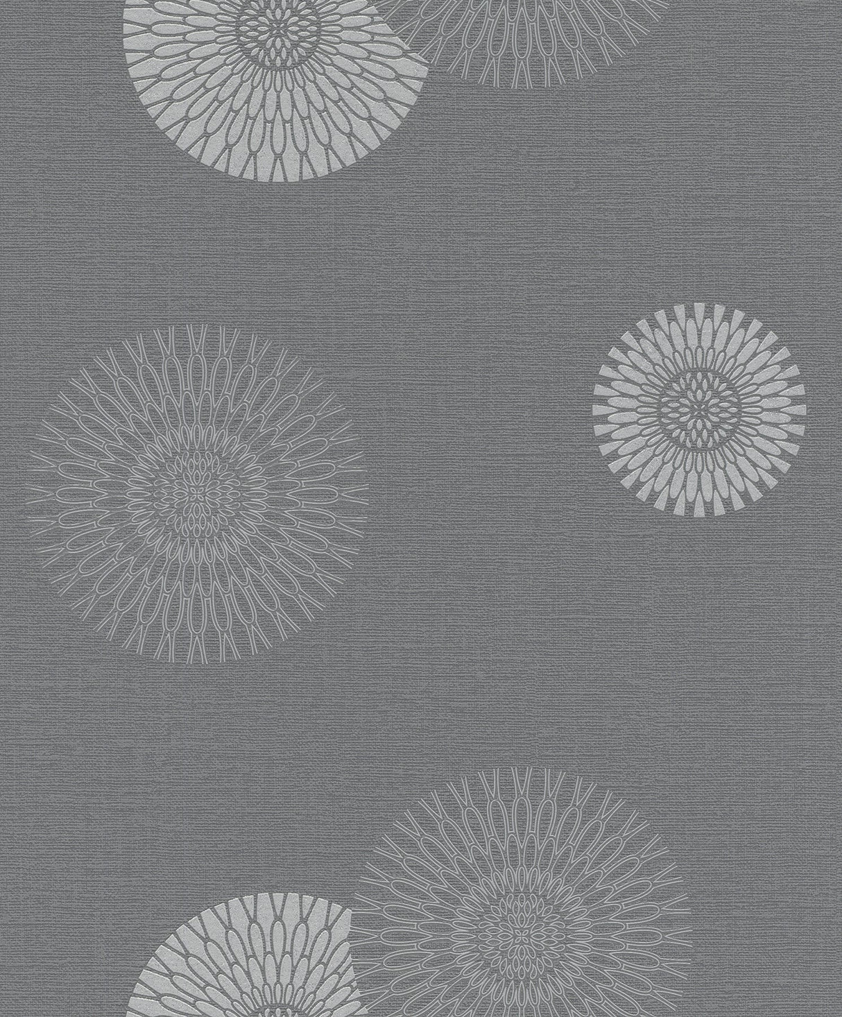 Rasch RH808803 Eliel Grey Medallion Wallpaper