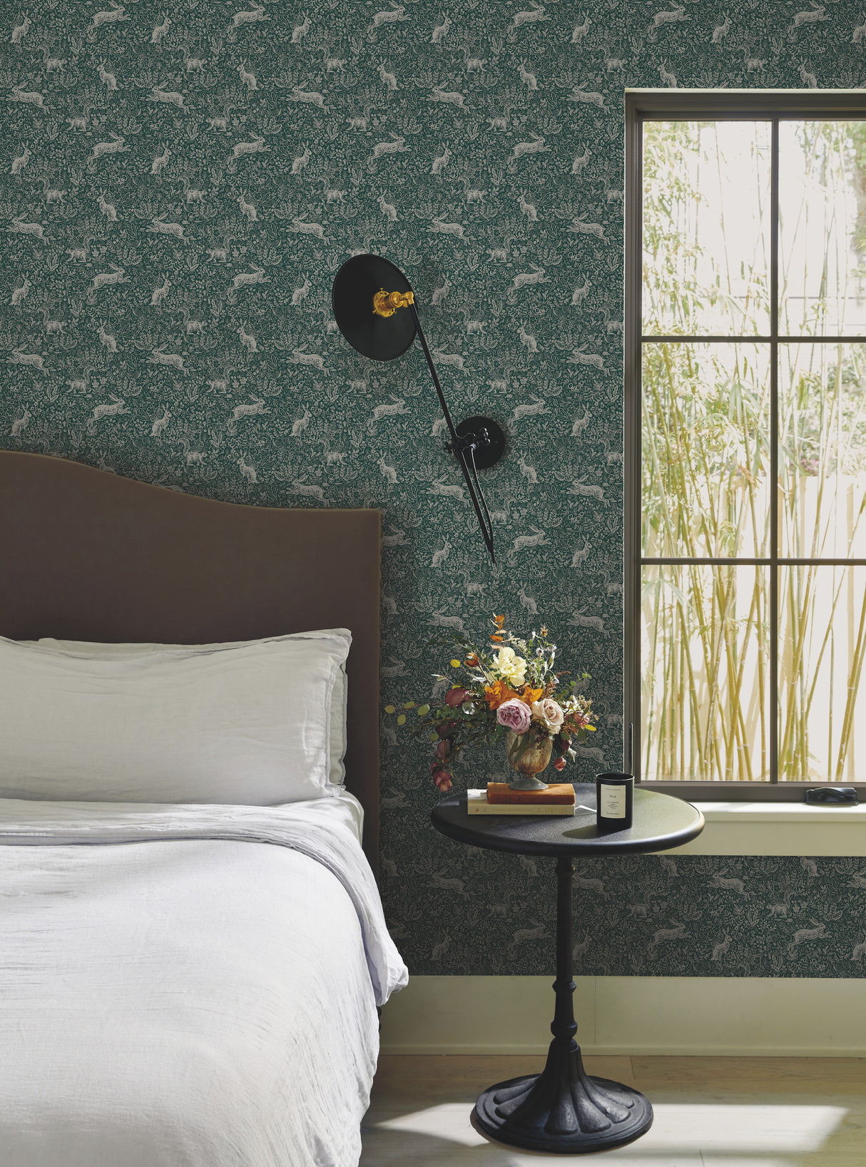 York RI5104 Fable Emerald Wallpaper