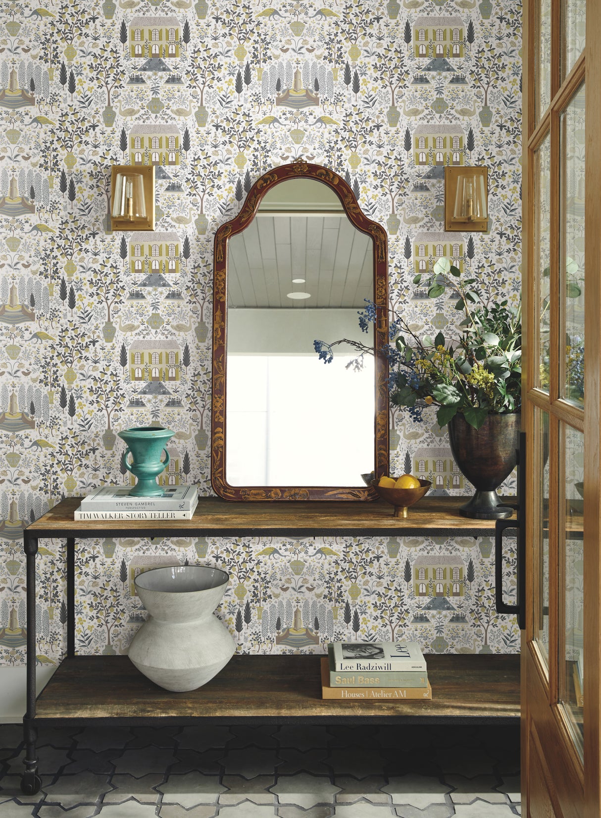 York RI5107 Camont Linen & Gold Wallpaper