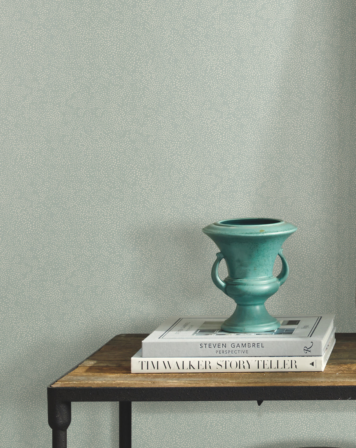 York RI5114 Champagne Dots Mineral Wallpaper