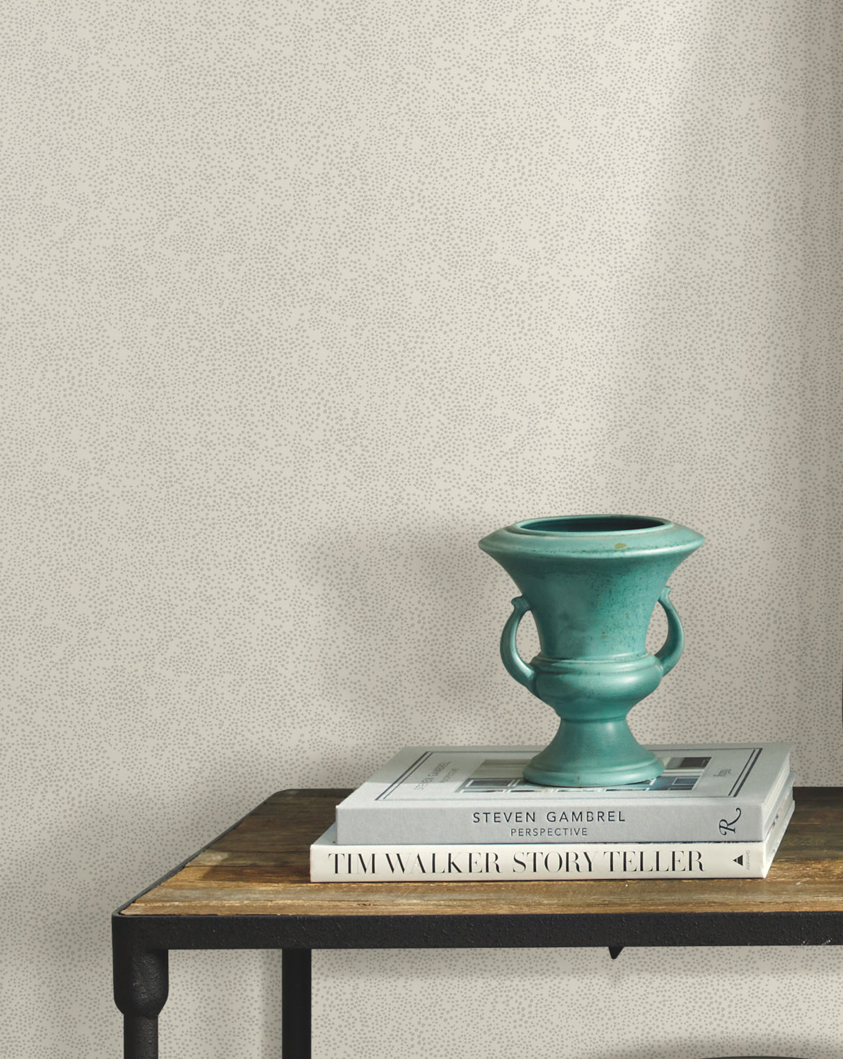 York RI5115 Champagne Dots Linen Metallic Wallpaper