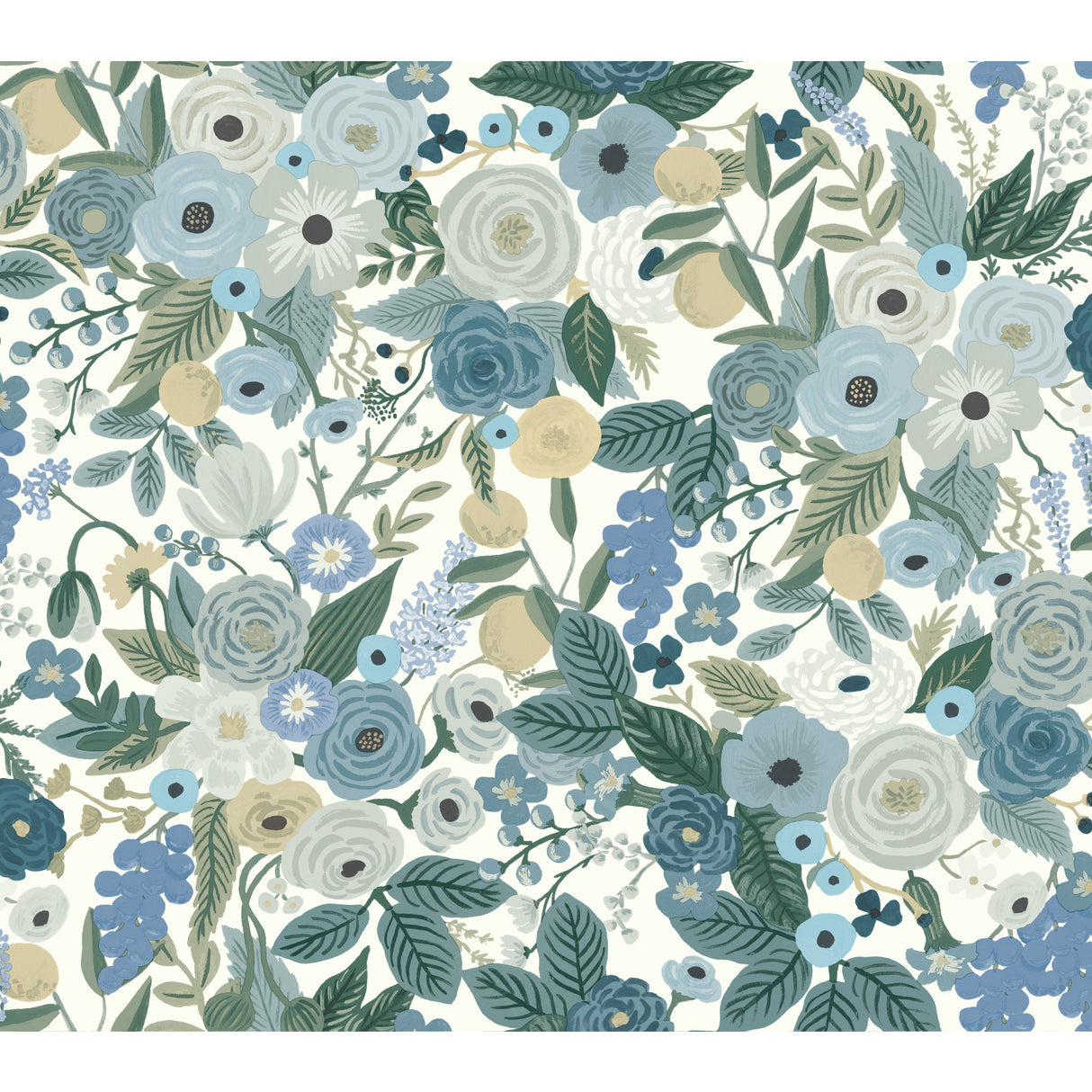 York RI5120 Garden Party Blue Wallpaper