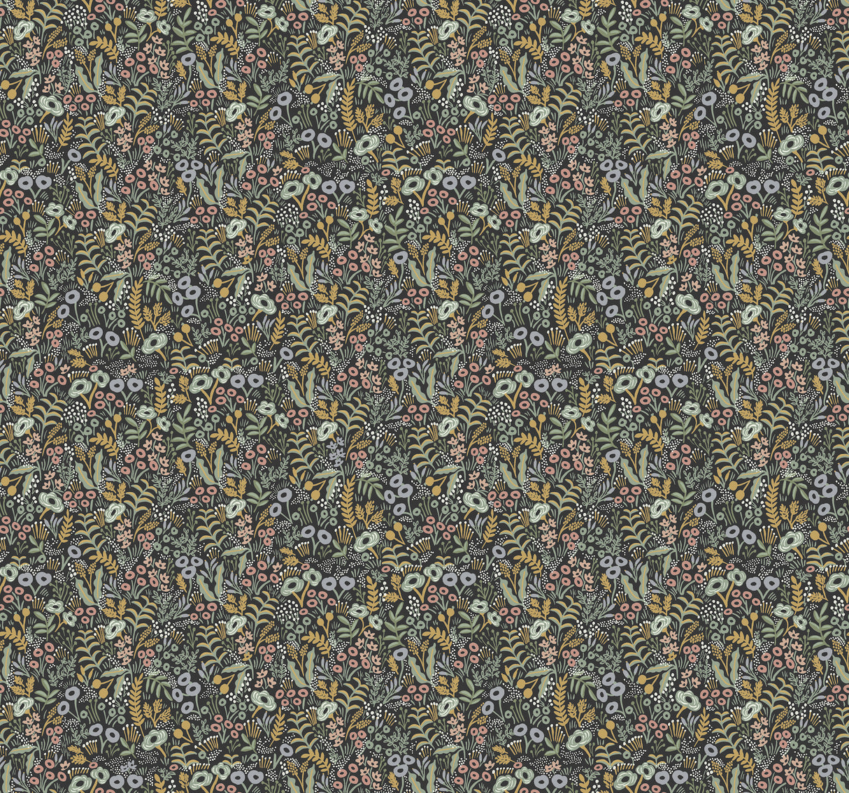 York RI5124 Tapestry Black Wallpaper