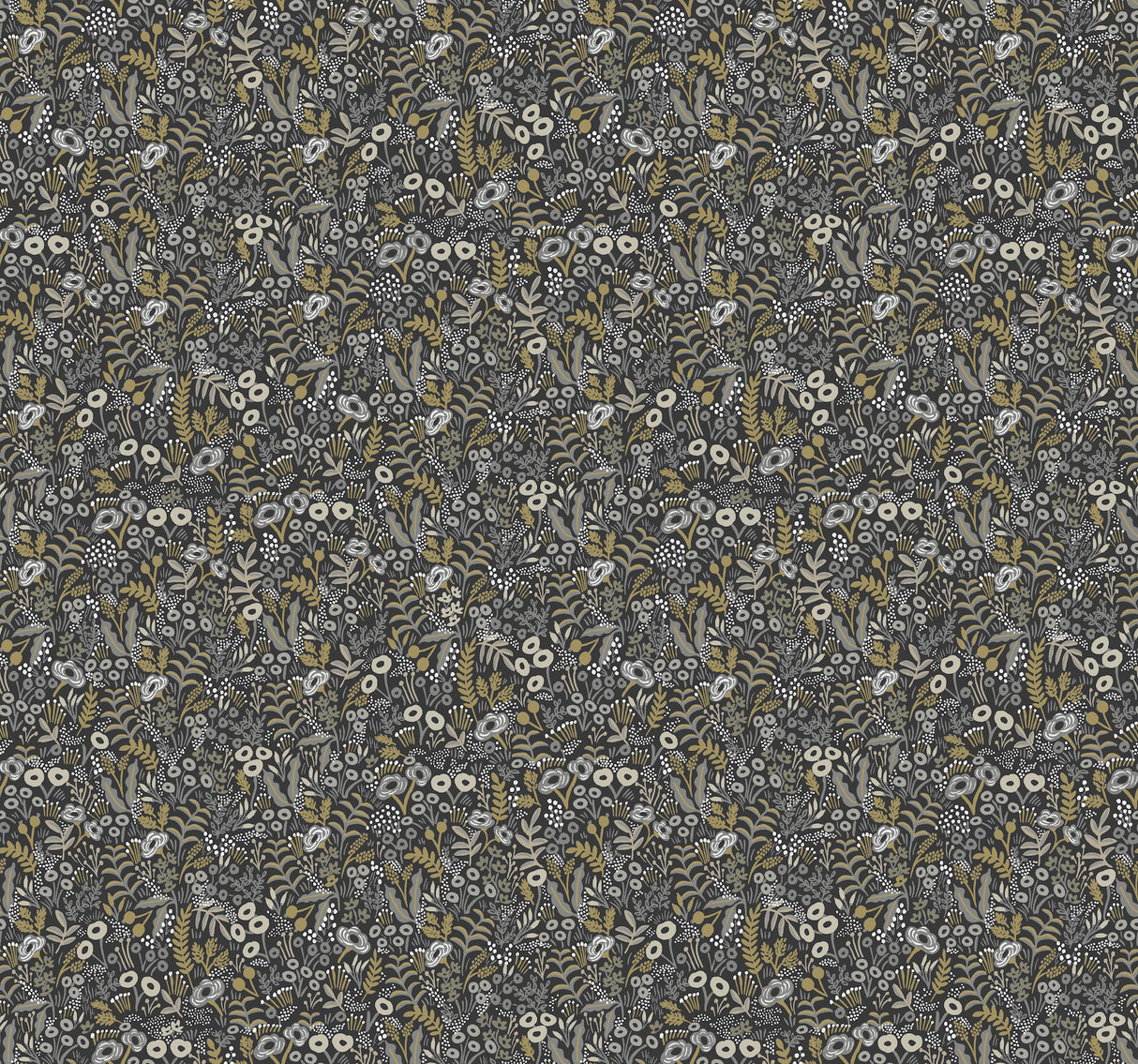 York RI5125 Tapestry Black & Beige Wallpaper