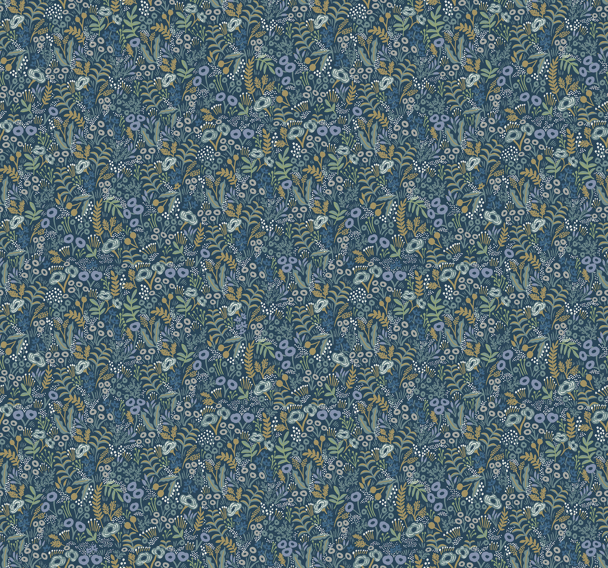 York RI5126 Tapestry Indigo Wallpaper