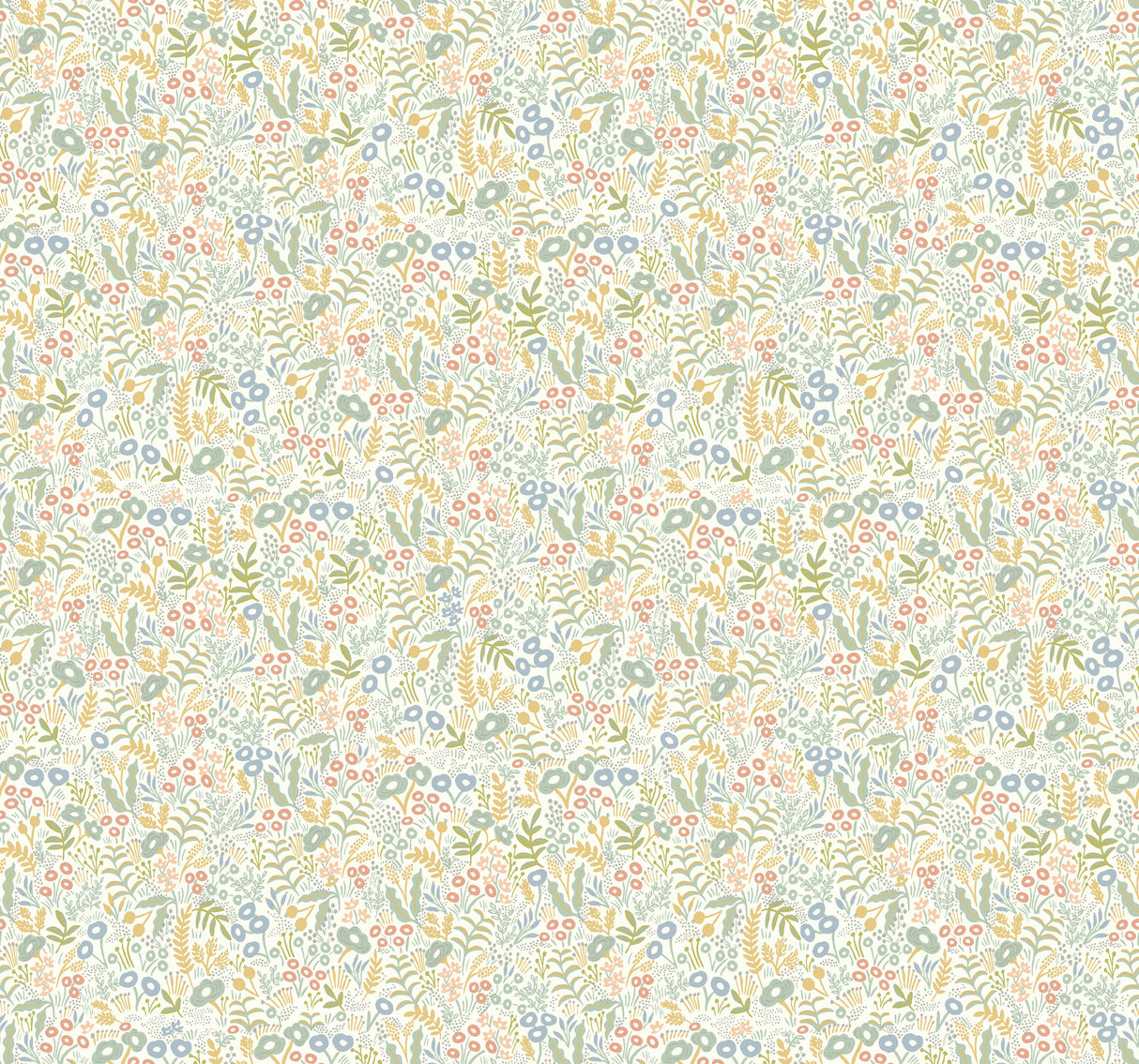 York RI5127 Tapestry Light Mustard Wallpaper