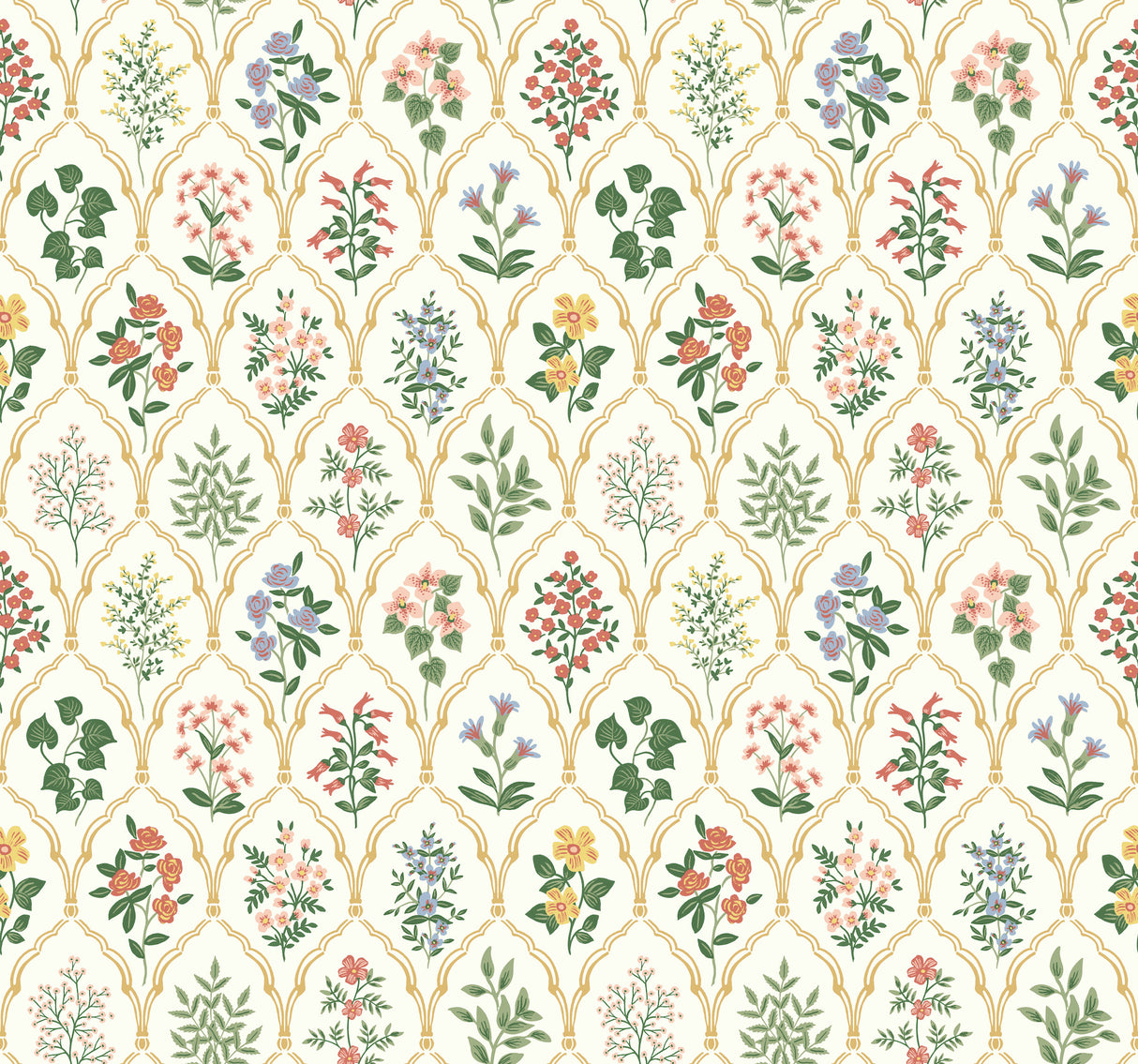 York RI5130 Hawthorne Cream Wallpaper