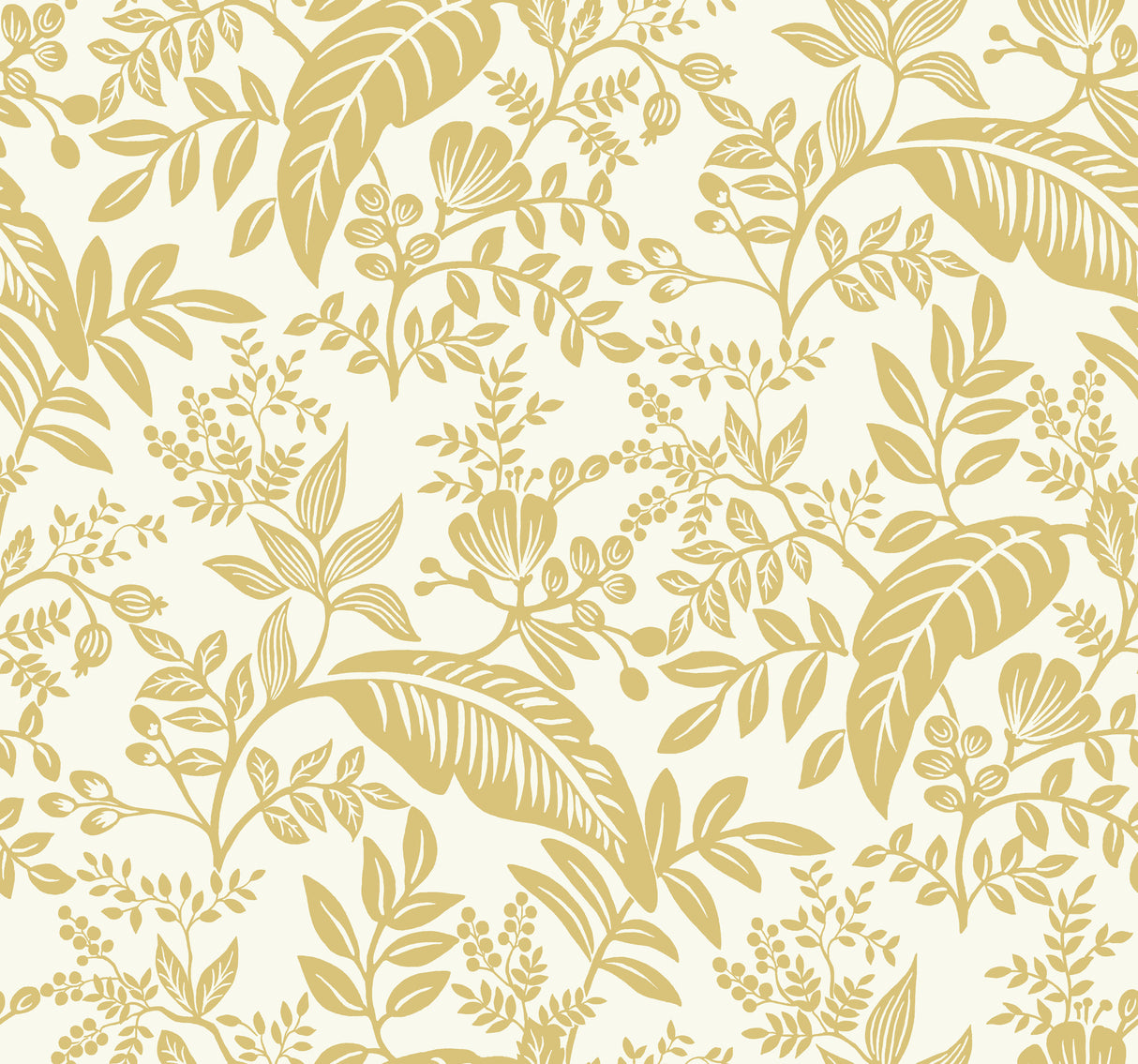 York RI5138 Canopy Gold & White Wallpaper