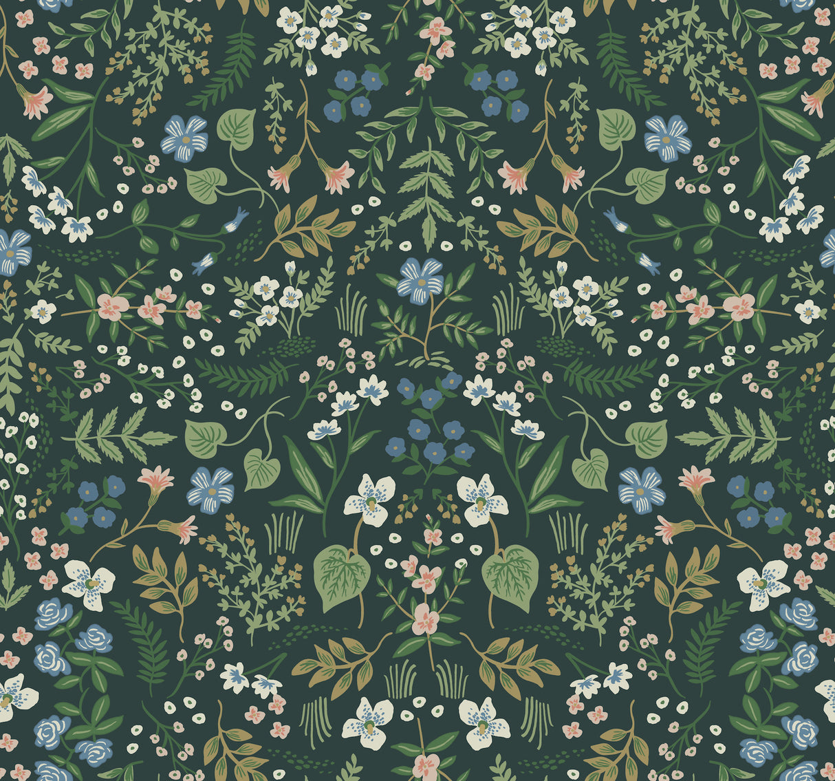 York RI5156 Wildwood Hunter Green Wallpaper