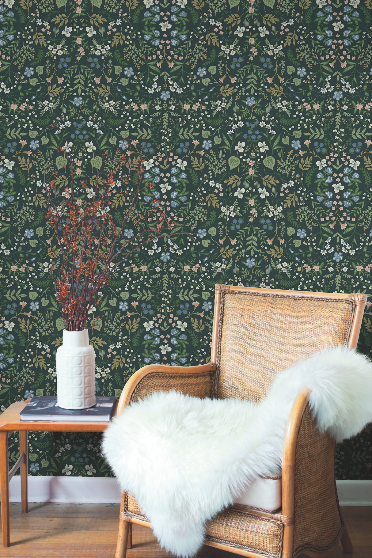 York RI5156 Wildwood Hunter Green Wallpaper