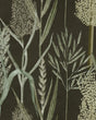 MindtheGap RIVERSIDE FLORA Anthracite - Wallpaper Collection 2024 - The Wetlands