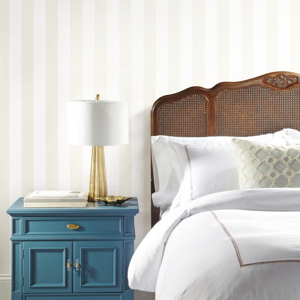 RoomMates RMK11082WP Awning Stripe Peel and Stick Wallpaper - Eade's Wallpaper