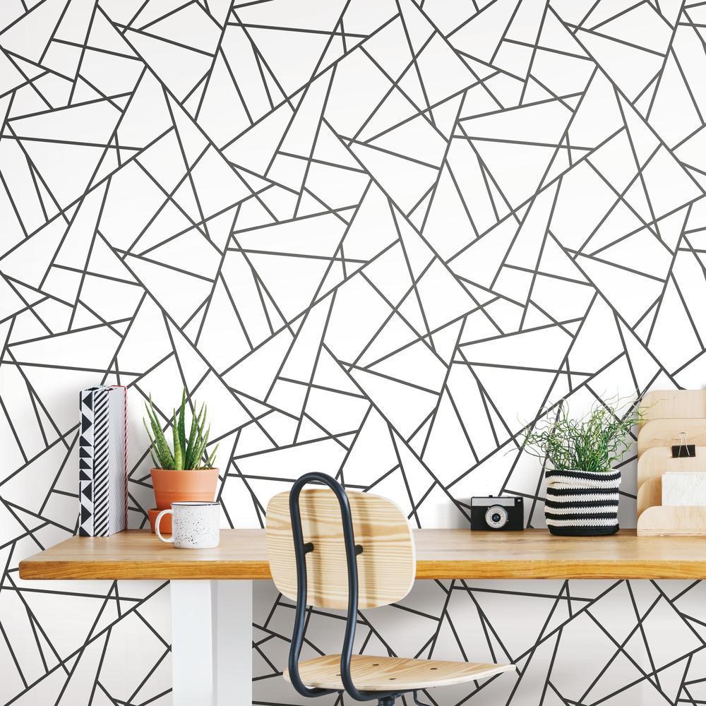 RoomMates RMK11269WP Fracture Peel and Stick Wallpaper - Eade's Wallpaper