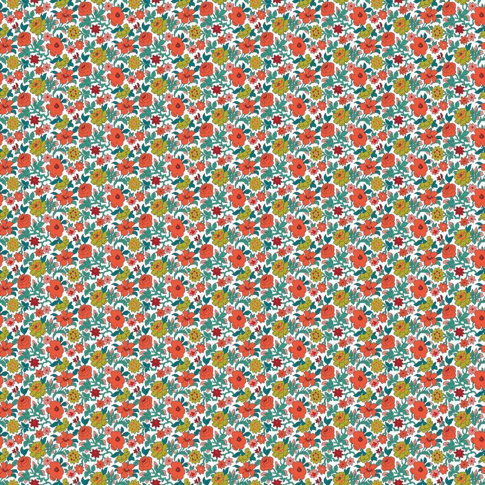 RoomMates RMK11315RL Floral Ditzy Vine Peel and Stick Wallpaper - Eade's Wallpaper