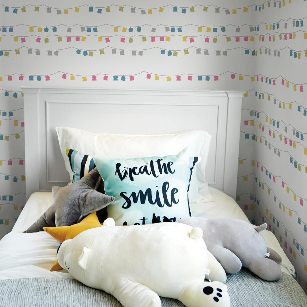 RoomMates RMK11340RL Lanterns Peel and Stick Wallpaper - Eade's Wallpaper