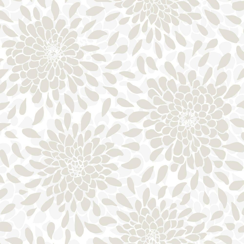 RoomMates RMK11480WP Toss the Bouquet Peel and Stick Wallpaper with Metallic Inks - Eade's Wallpaper