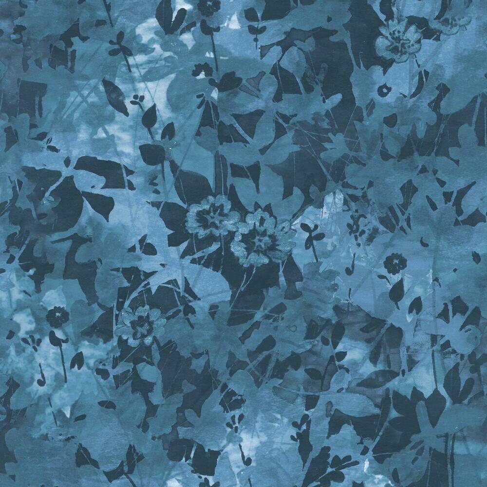 RoomMates RMK11563RL Wildflower Shadows Peel and Stick Wallpaper - Eade's Wallpaper