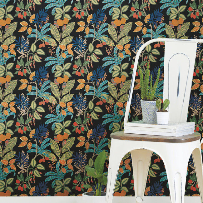 RoomMates RMK11577RL Funky Jungle Peel and Stick Wallpaper - Eade's Wallpaper
