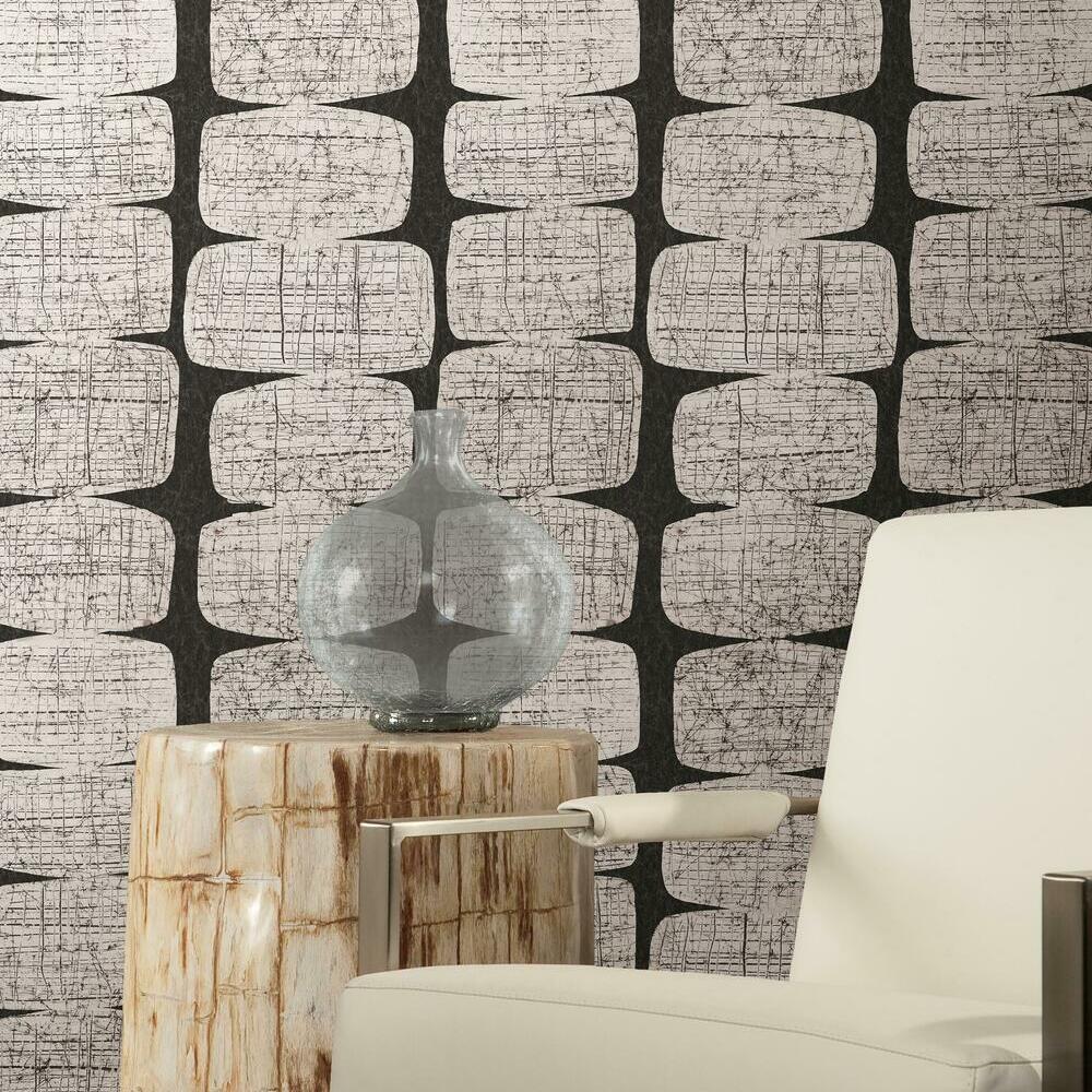 RoomMates RMK11619RL Mid-Century Beads Peel and Stick Wallpaper - Eade's Wallpaper