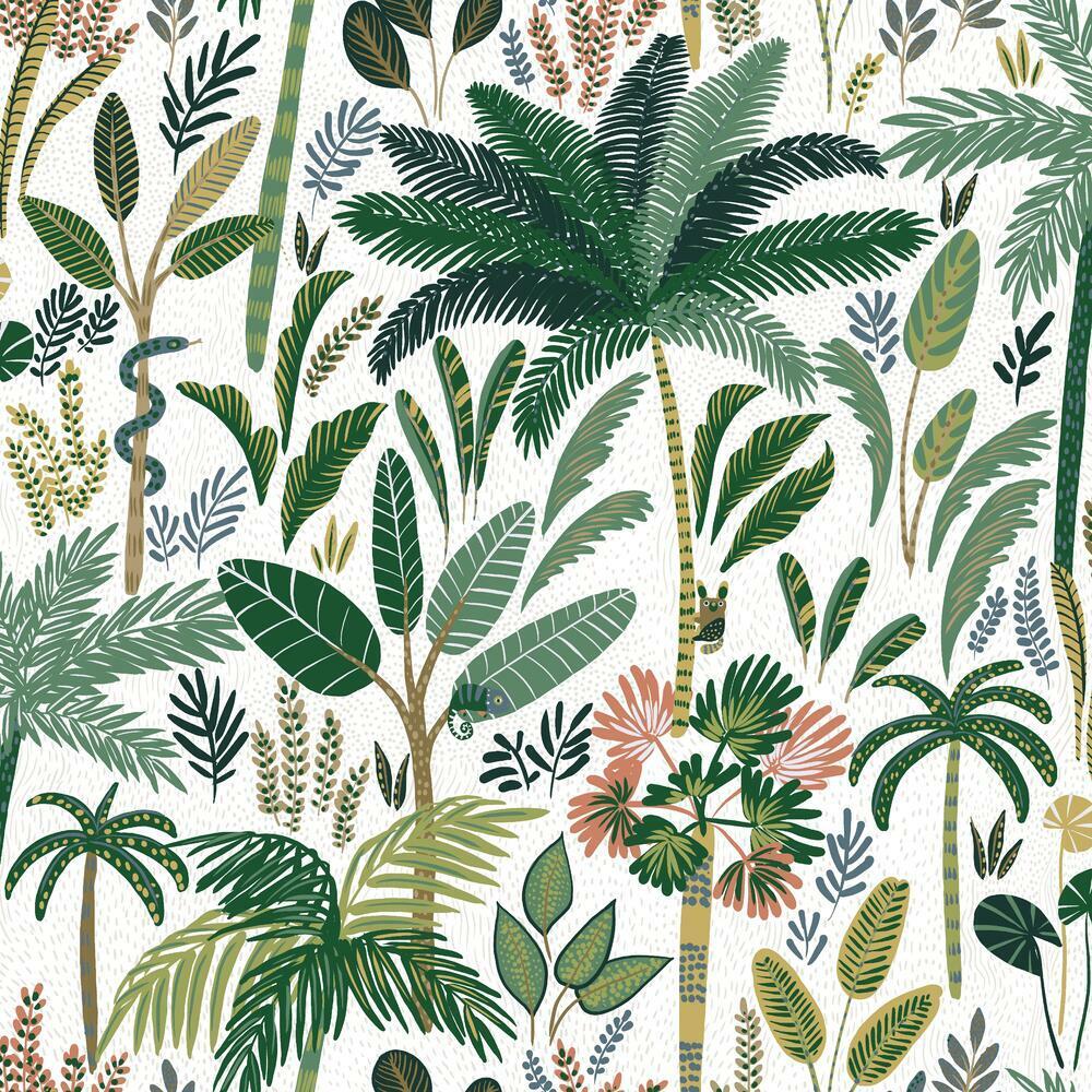 RoomMates RMK11640RL Tropical Eden Peel and Stick Wallpaper - Eade's Wallpaper
