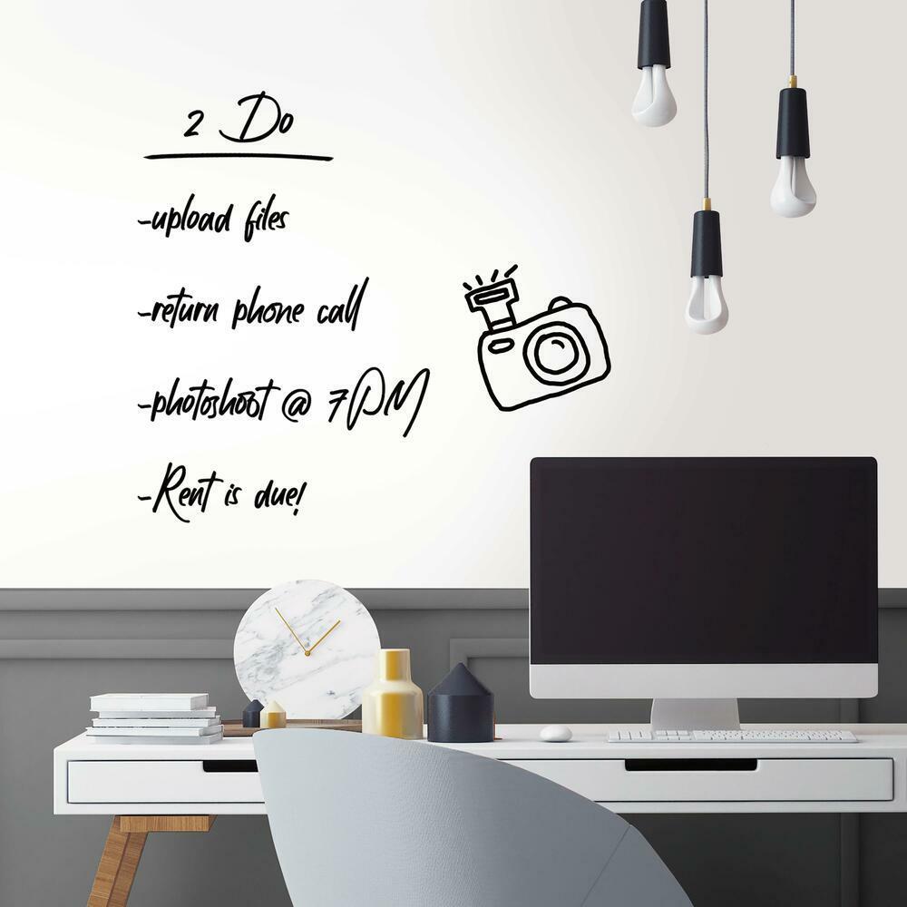 RoomMates RMK11676WP Dry Erase Peel and Stick Wallpaper - Eade's Wallpaper