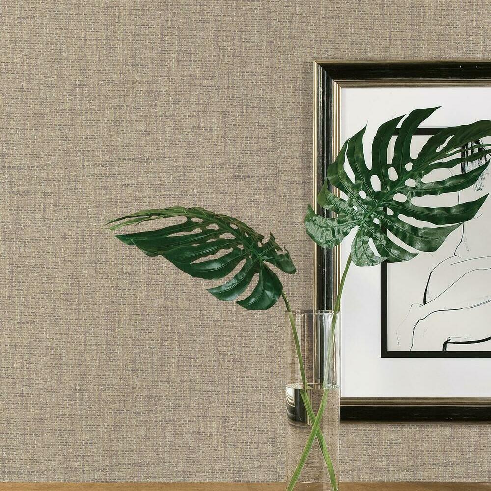 RoomMates RMK11698RL Faux Grasscloth Weave Peel and Stick Wallpaper - Eade's Wallpaper